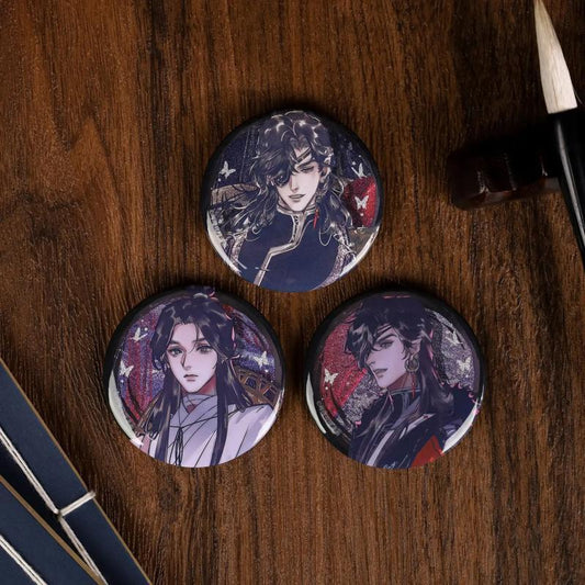 Bemoe Tgcf | Heaven Official's Blessing Manhua 58mm Tin Plate Badge - Heartbeat Anime House