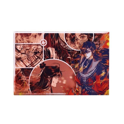 BEMOE TGCF Manhua Official Merch Acrylic Bricks Zhan Yun Wang Yue Series - Heartbeat Anime House