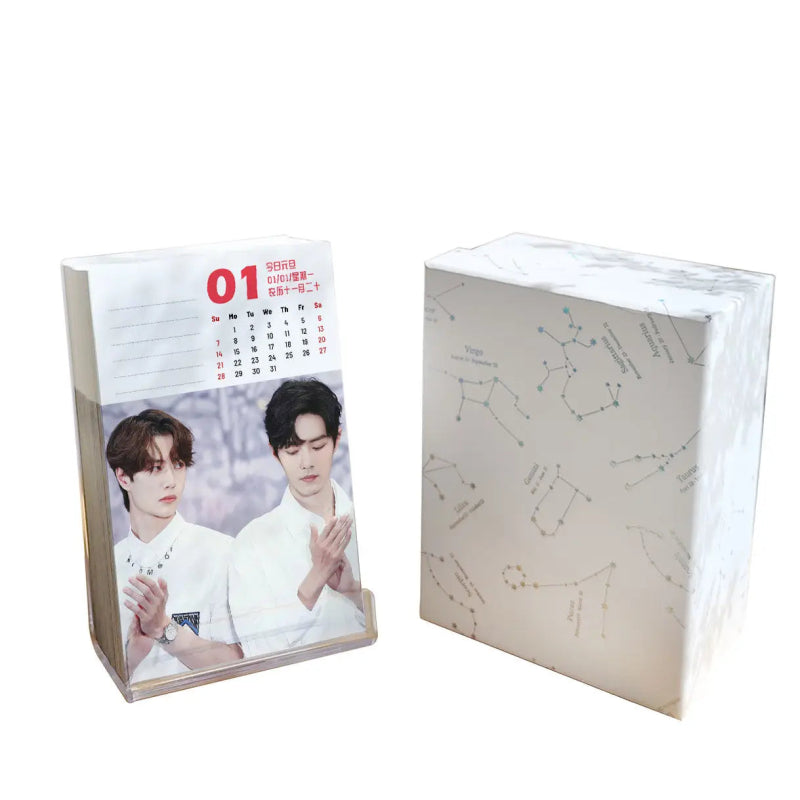 Bo Jun Yi Xiao Wang Yibo Xiao Zhan 2025 Calendar Merch Gift - Heartbeat Anime House - HAH