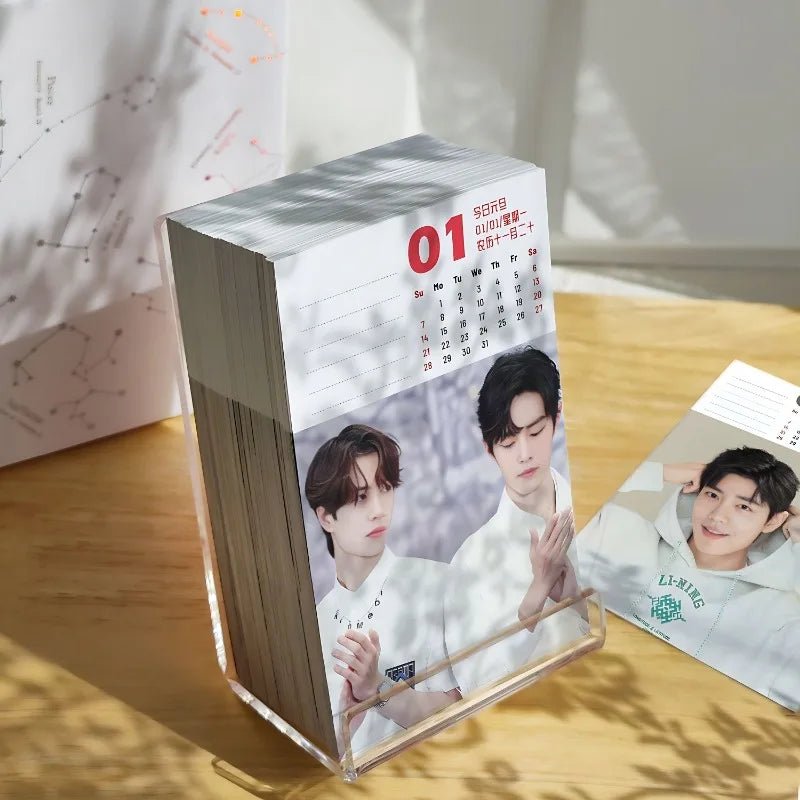 Bo Jun Yi Xiao Wang Yibo Xiao Zhan 2025 Calendar Merch Gift - Heartbeat Anime House - HAH