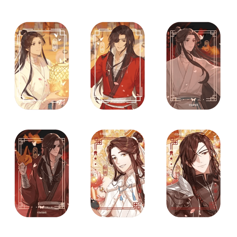 Lawson Tgcf | Heaven Official's blessing Anime Merch Xie Lian, Hua Cheng Badge - Heartbeat Anime House