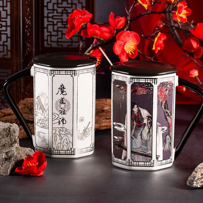 MDZS | Mug Official Anime Merch Ceramic Cup - Heartbeat Anime House