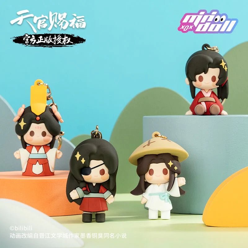 Minidoll Heaven Official's Blessing Anime Merch Xie Lian, Hua Cheng Pendant - Heartbeat Anime House