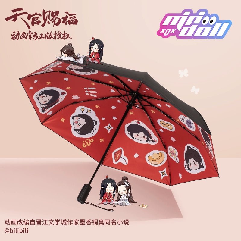 Minidoll Tgcf | Heaven Official's Blessing Merch Hua Cheng, Xie Lian Umbrella - Heartbeat Anime House