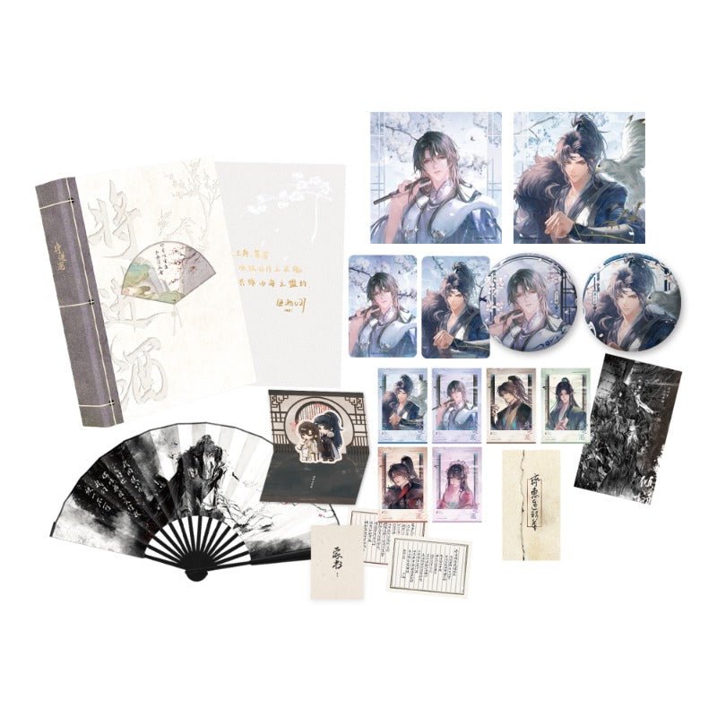 Qiang Jin Jiu 5th Issue Manhua Merch Hand Ledger Book, Badge, Shikishi - Heartbeat Anime House