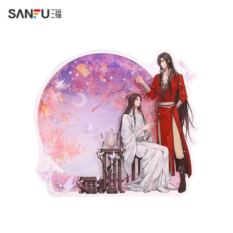 SANFU Tgcf Anime Merch Acrylic Standee Ju Bei Yao Yue Series - Heartbeat Anime House