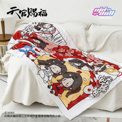 TGCF Official Anime Merch Chibi Plush Blanket - Heartbeat Anime House