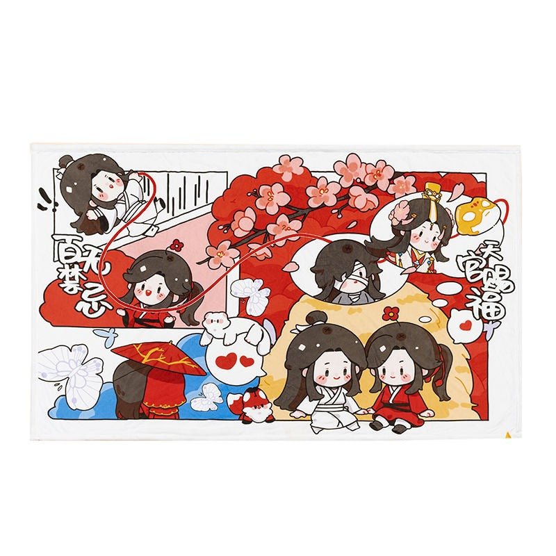 TGCF Official Anime Merch Chibi Plush Blanket - Heartbeat Anime House