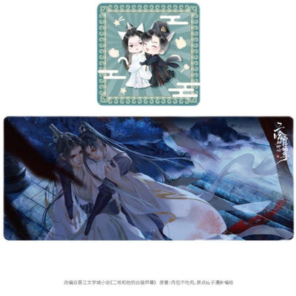 The Husky and His White Cat Shizun Official Manhua Merch Mouse Pad Desk Mat - Heartbeat Anime House