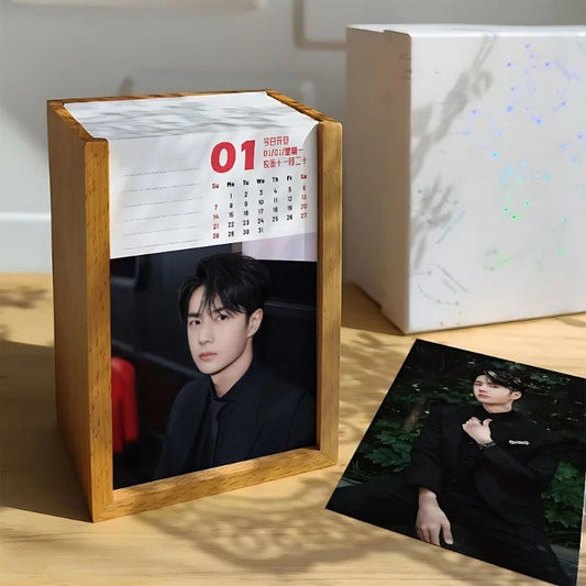 Wang Yi Bo 2025 Desk Calendar - Heartbeat Anime House - HAH